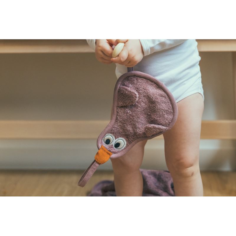 Prende-chucha patinho mellow mauve Pacifier clip Timboo