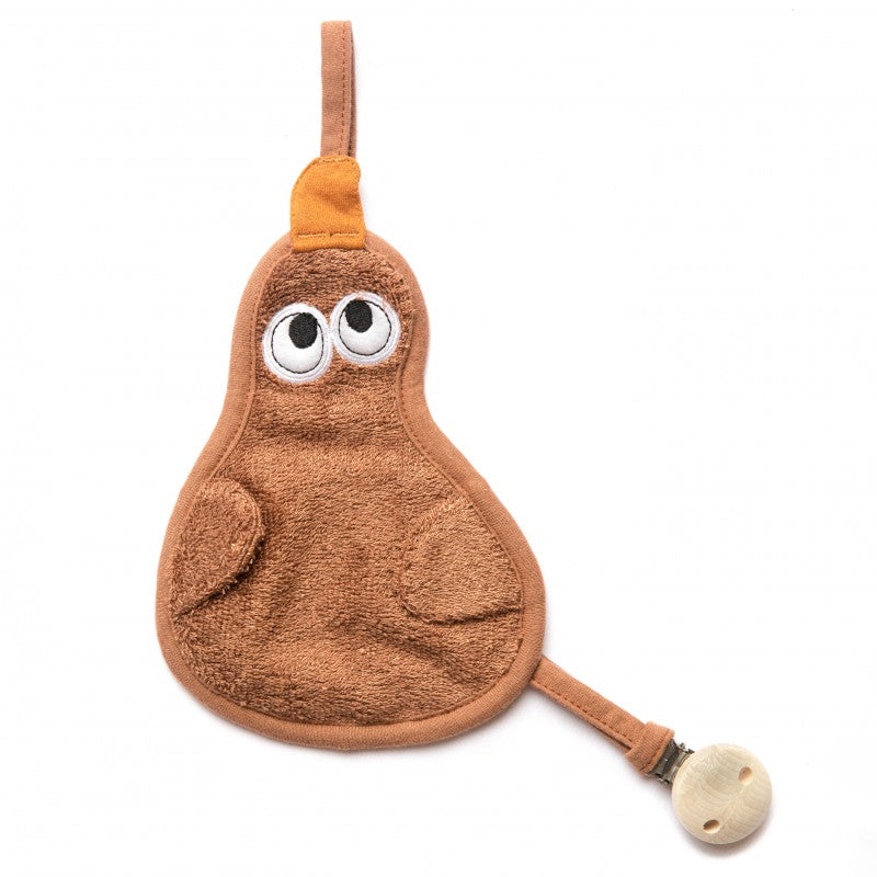 Prende-chucha patinho hazel brown Pacifier clip Timboo