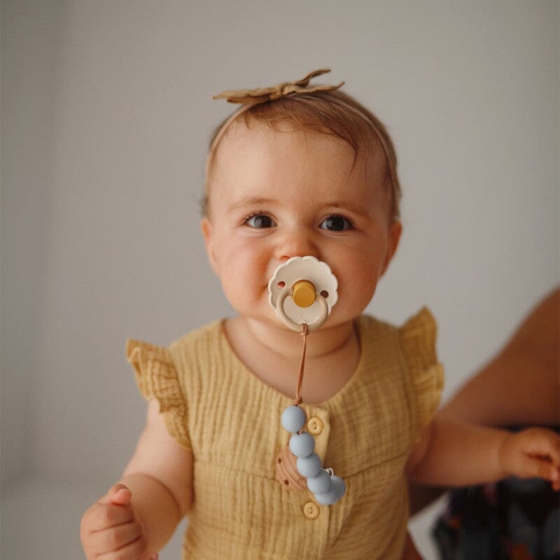 2 chupetas daisy aurora | chamomile látex FRIGG FRIGG