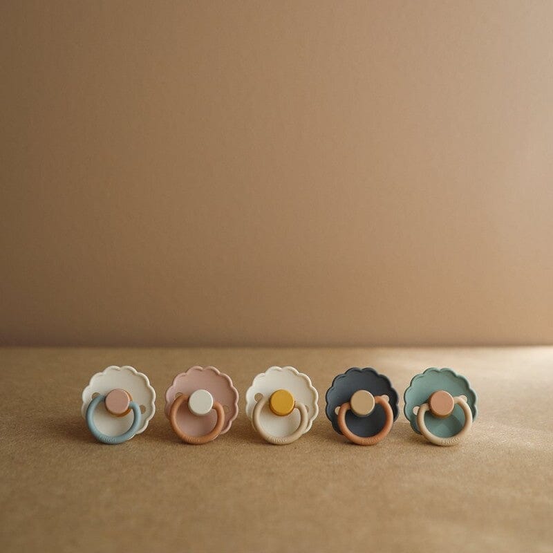 2 chupetas daisy aurora | chamomile látex FRIGG FRIGG