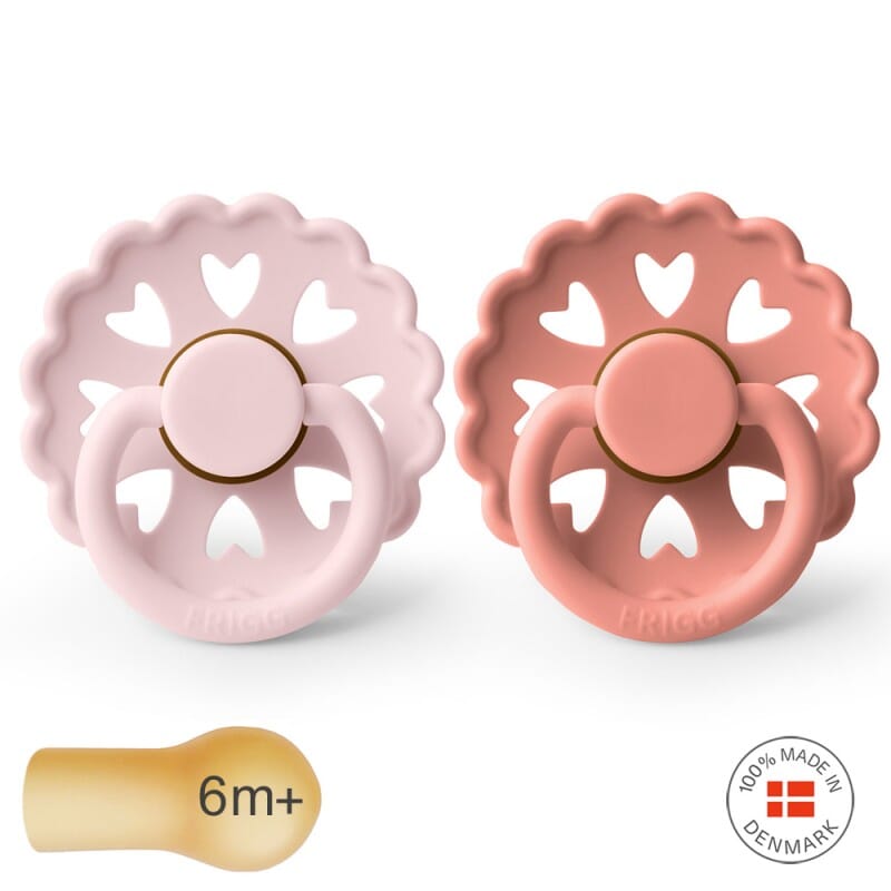 2 chupetas fairytale queen/princess LÁTEX Frigg FRIGG