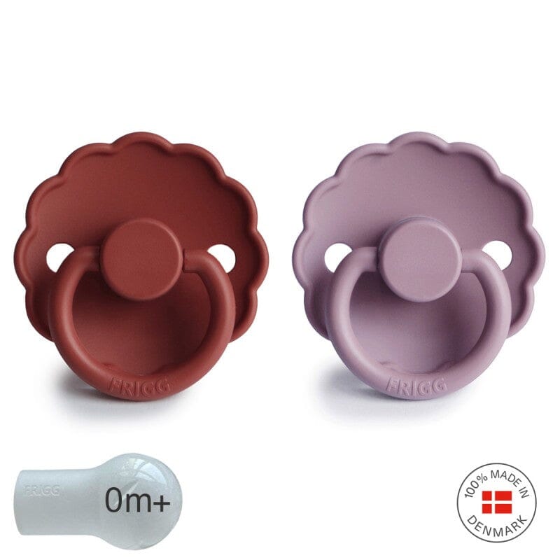 2 chupetas daisy baked clay/heather SILICONE Frigg FRIGG