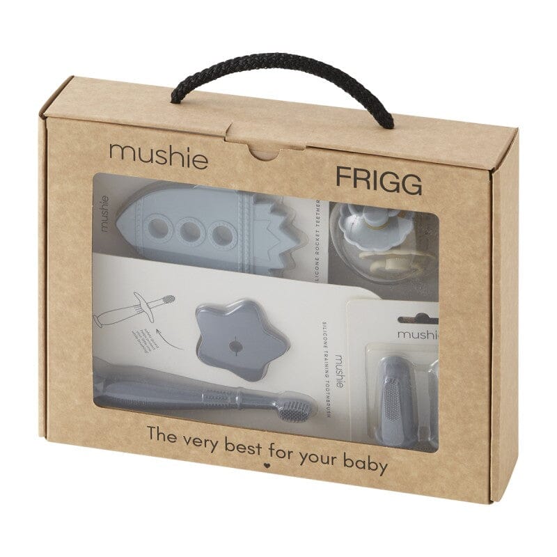 Caixa-presente dentinhos azul celeste Pacifier mushie