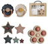 Caixa-presente jogos divertidos baby star Pacifier mushie