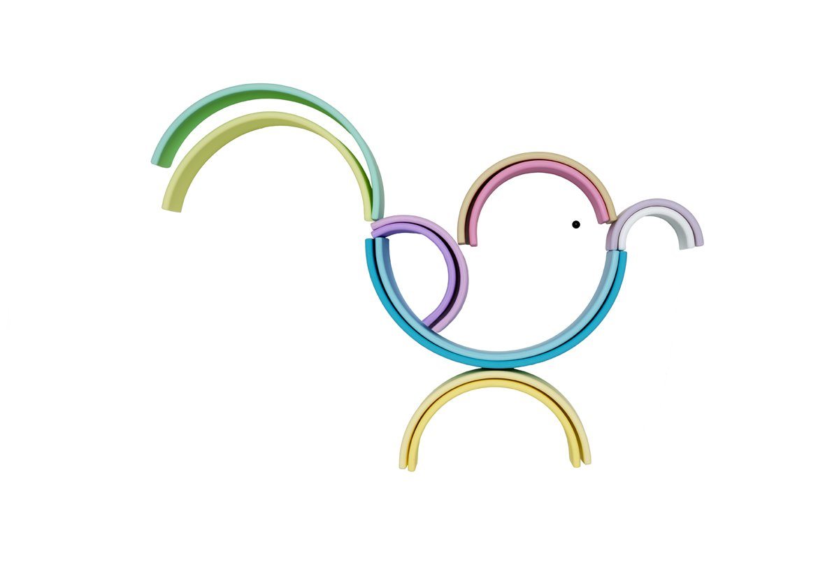 Rainbow pastel large dëna Toys dëna