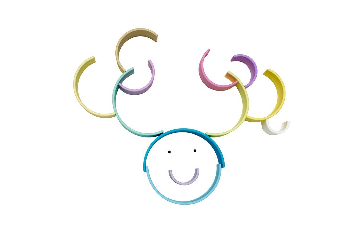 Rainbow pastel large dëna Toys dëna