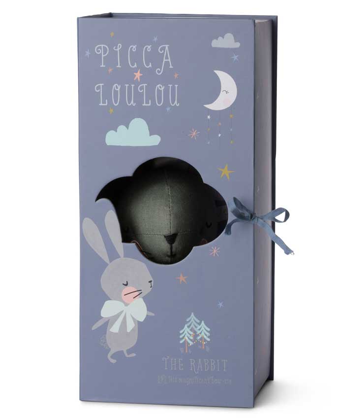 Rabbit in a gift box Picca Loulou Toys Picca Loulou