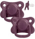 Pacifiers 2-pack plum +6M Filibabba accessories Filibabba