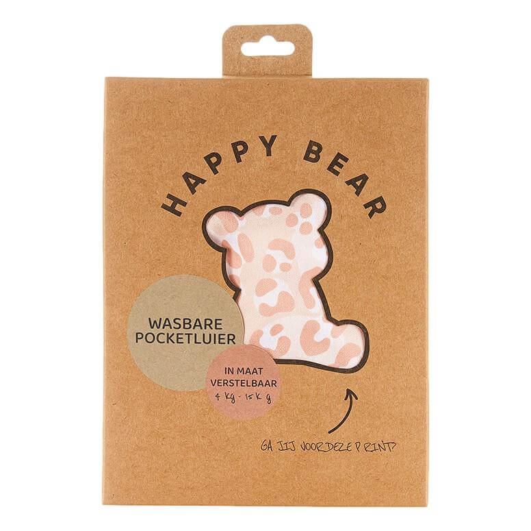 Fralda reutilizável de bolso roar Fraldas reutilizáveis Happy Bear