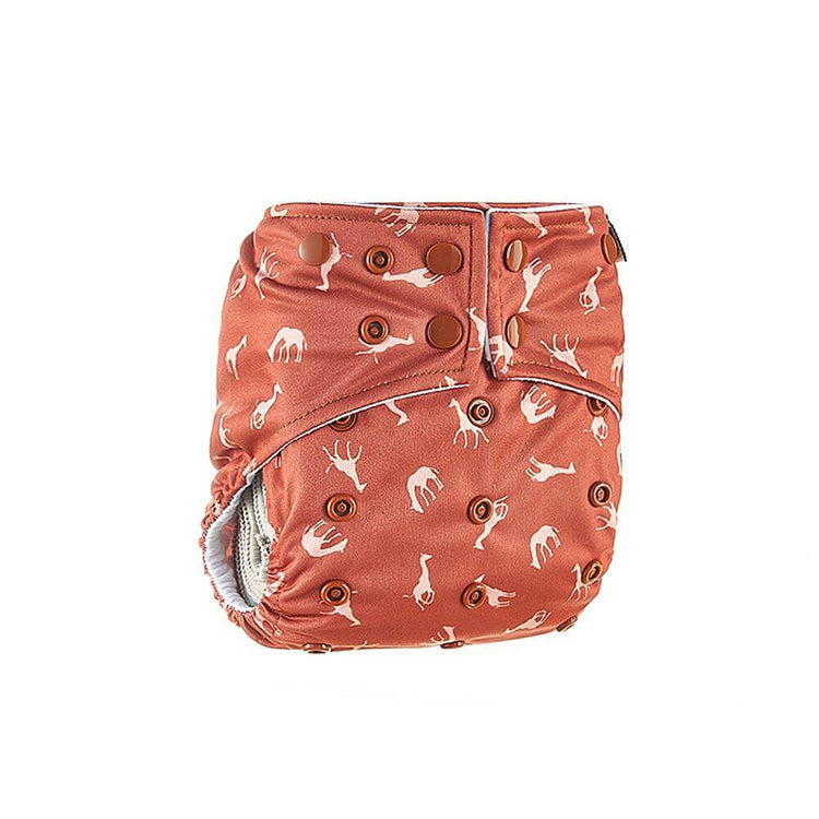 Fralda reutilizável de bolso savana Fraldas reutilizáveis Happy Bear