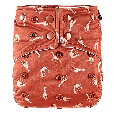Fralda reutilizável de bolso savana Fraldas reutilizáveis Happy Bear