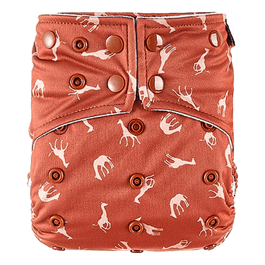 Fralda reutilizável de bolso savana Fraldas reutilizáveis Happy Bear