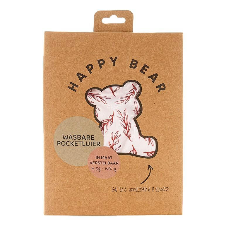 Fralda reutilizável de bolso twiggy Fraldas reutilizáveis Happy Bear