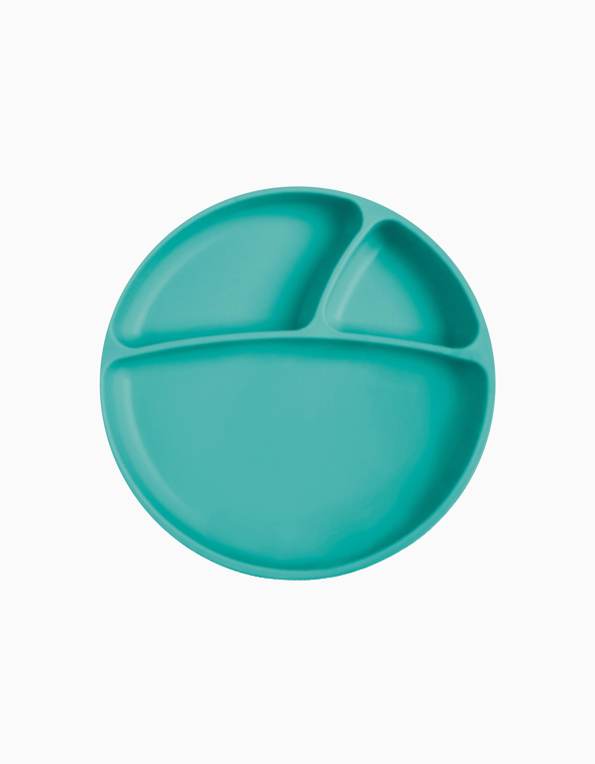 Portions suction plate green Minikoioi Dinnerware minikoioi