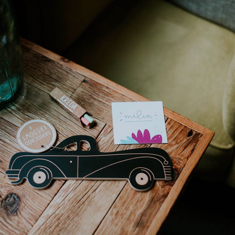 Tábua de ardósia - o carro retro Toys Milin