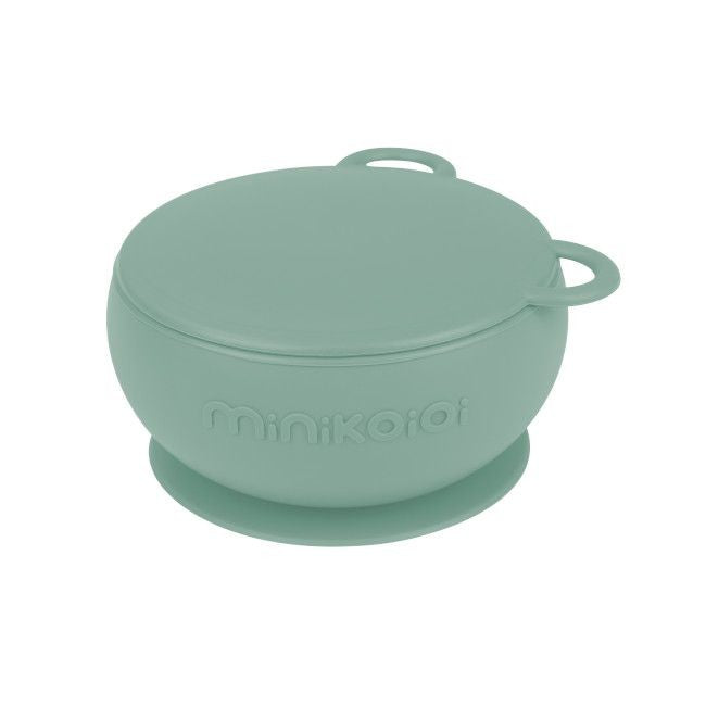 Suction bowl river green Minikoioi Dinnerware minikoioi