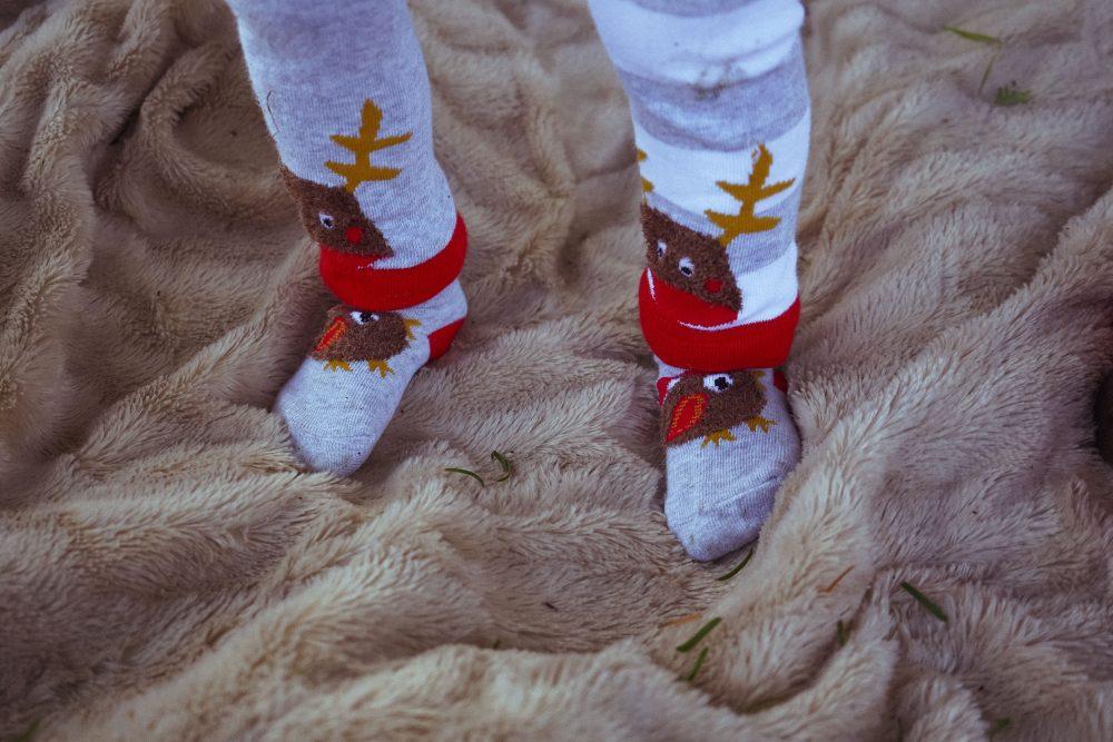 Xmas leggings - Robin & Reindeer Bottoms Blade & Rose