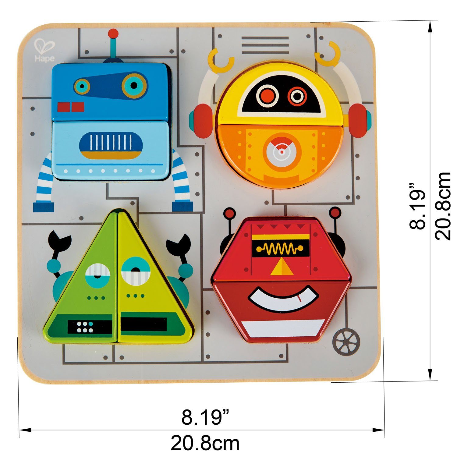 Robot sort and stand up puzzle Hape Toys Hape