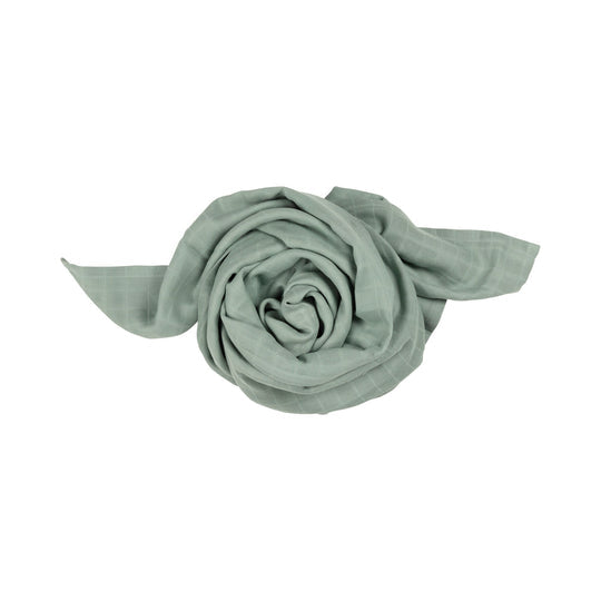 Muslin swaddle eucalyptus Fabelab muslin Fabelab