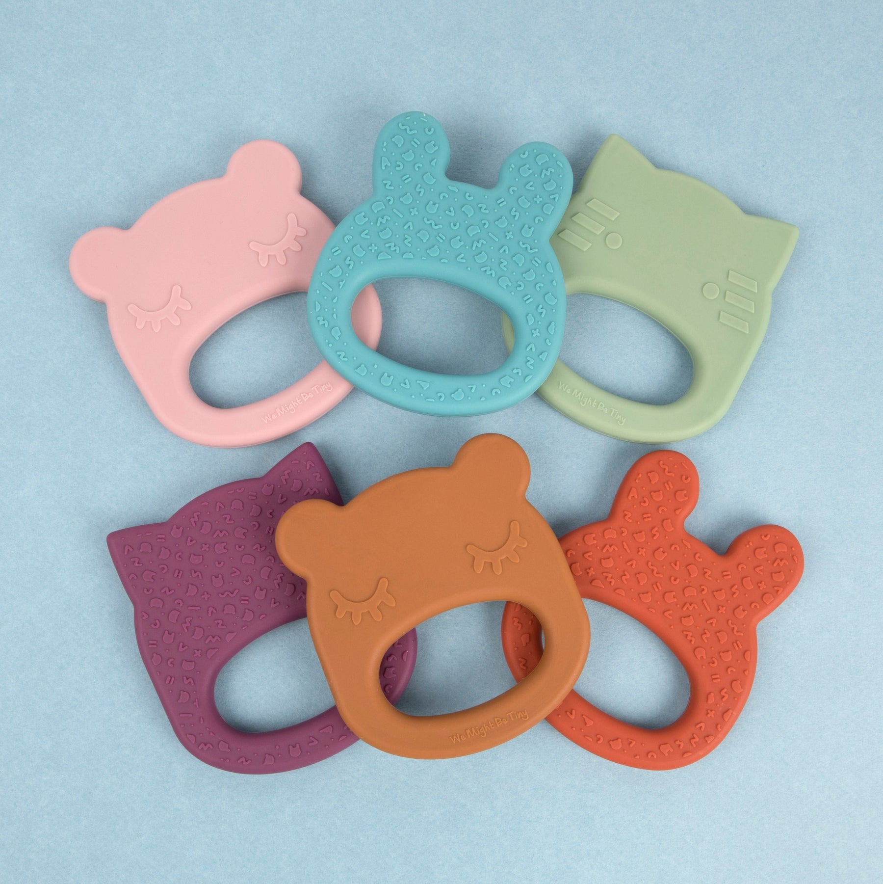 Mordedor silicone bear chocolate brown Pacifiers & Teethers we might be tiny