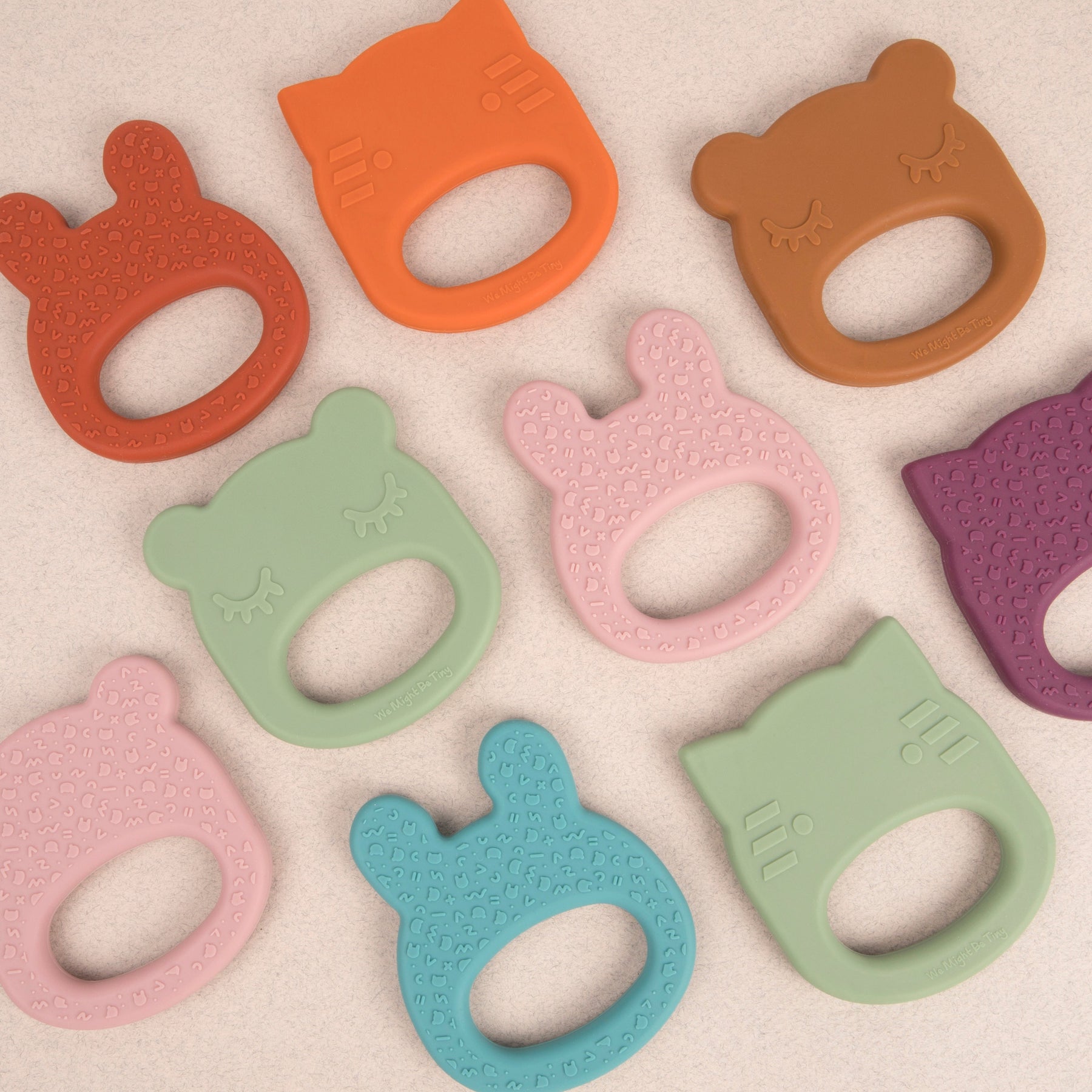 Mordedor silicone bunny rust Pacifiers & Teethers we might be tiny