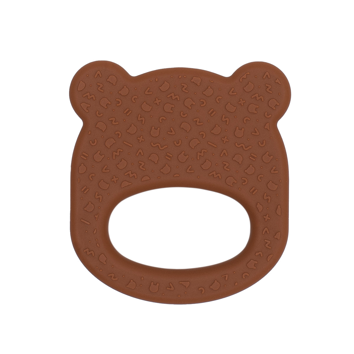 Mordedor silicone bear chocolate brown Pacifiers & Teethers we might be tiny
