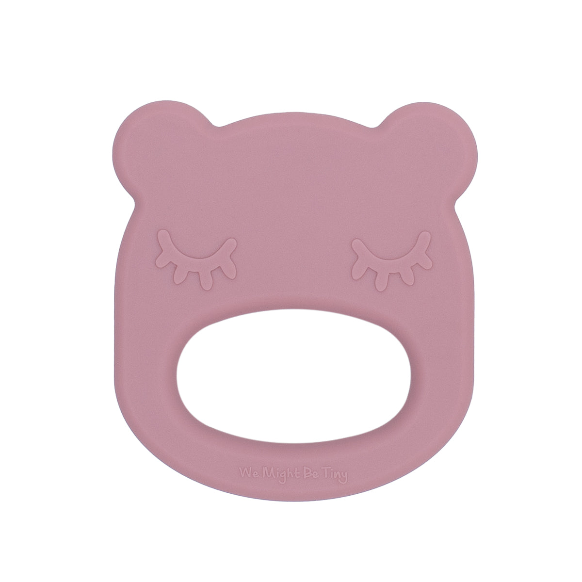 Mordedor silicone bear dusty rose Pacifiers & Teethers we might be tiny