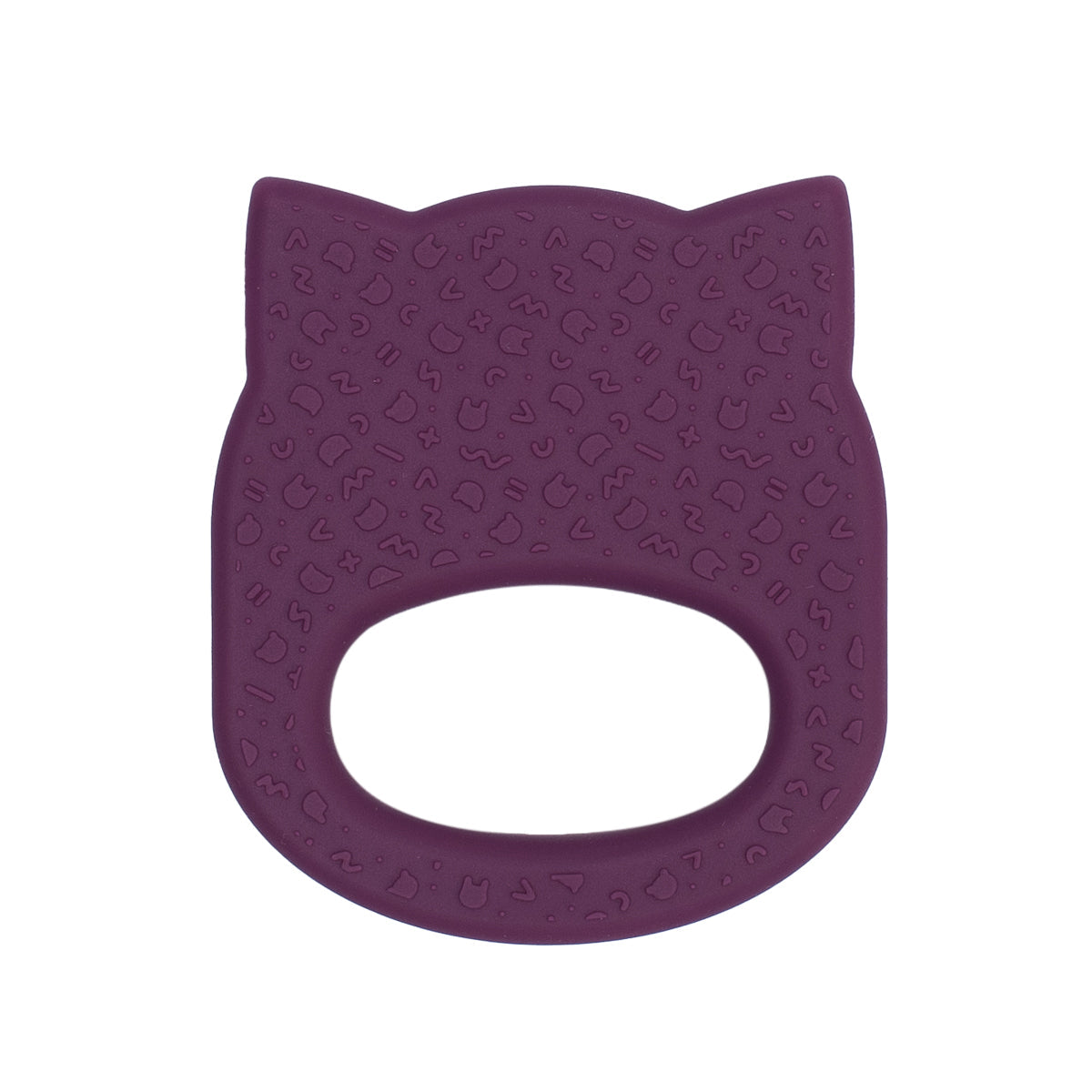 Mordedor silicone cat plum Pacifiers & Teethers we might be tiny