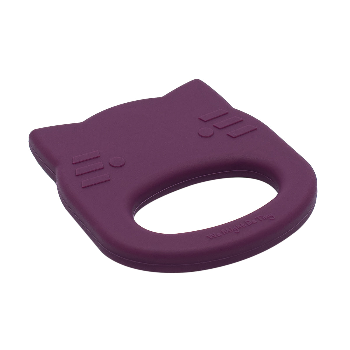 Mordedor silicone cat plum Pacifiers & Teethers we might be tiny