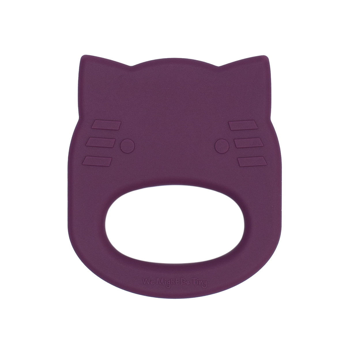 Mordedor silicone cat plum Pacifiers & Teethers we might be tiny