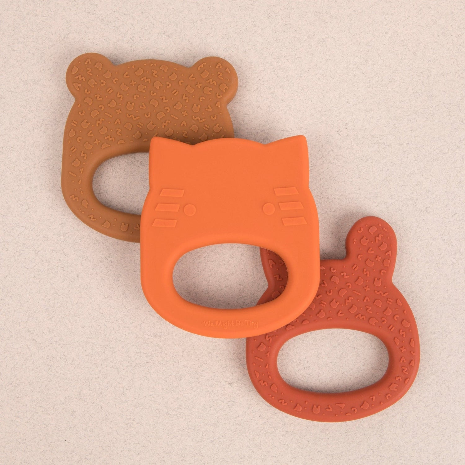 Mordedor silicone bunny rust Pacifiers & Teethers we might be tiny