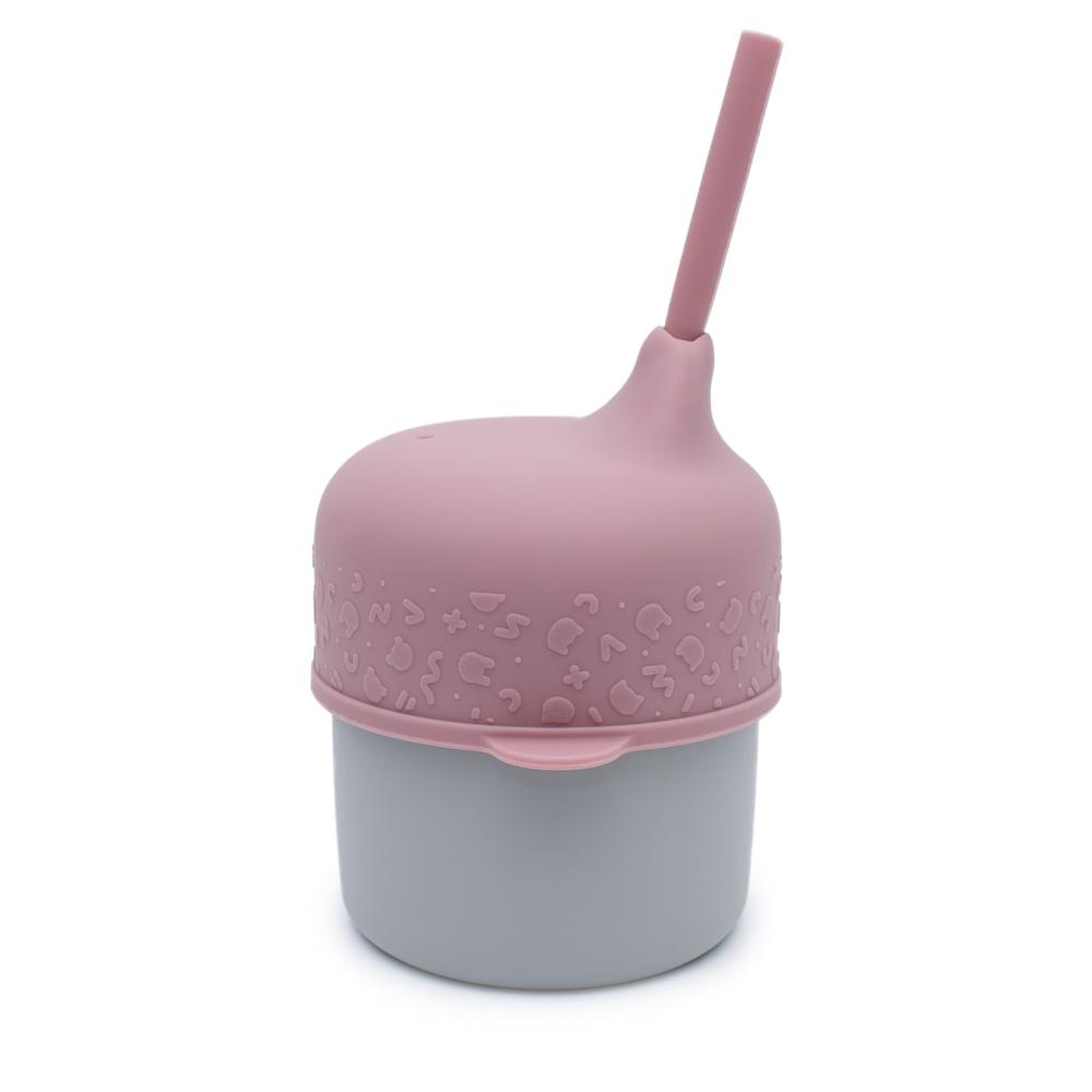 Sippie lid (+mini straw) dusty rose Dinnerware we might be tiny