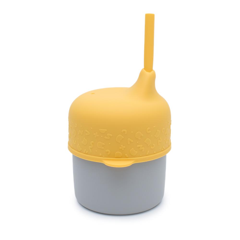 Sippie lid (+mini straw) yellow Dinnerware we might be tiny