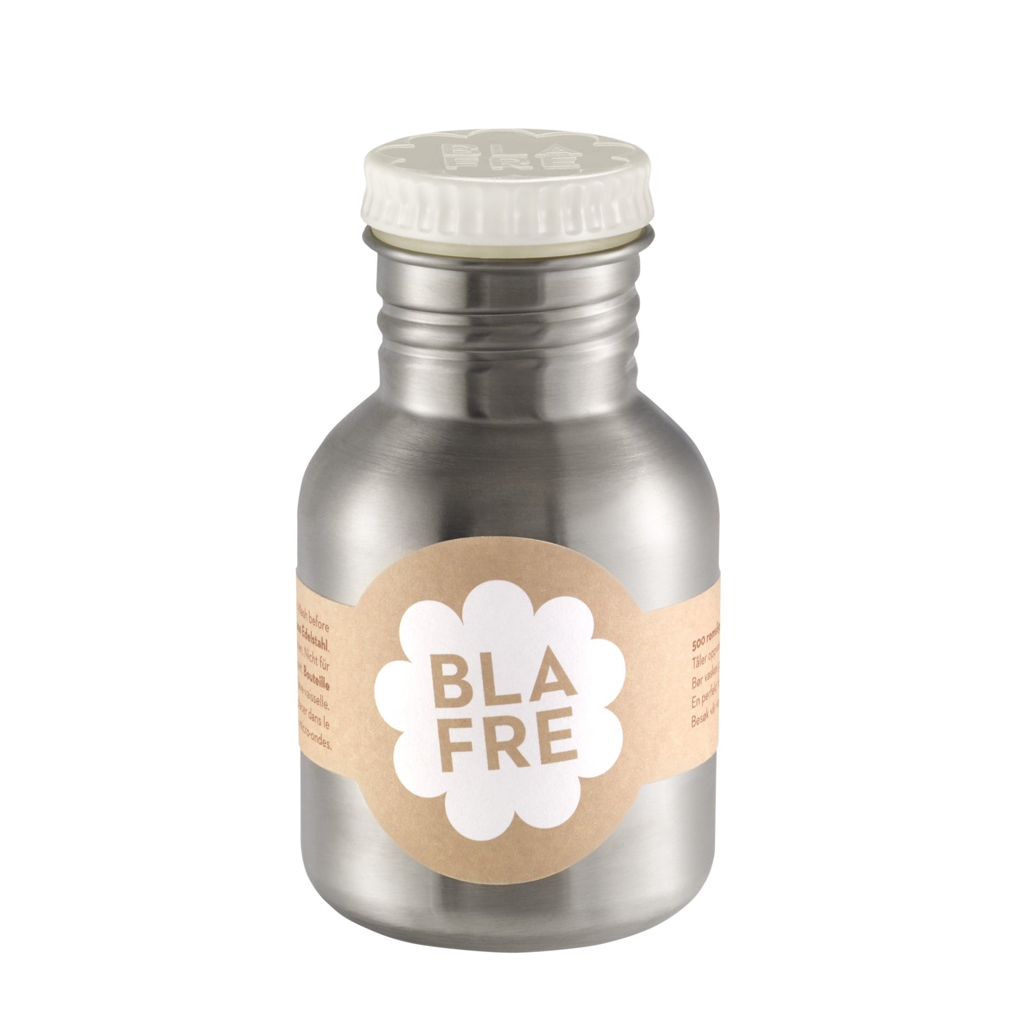 Garrafa aço inoxidável branco 300 ml Blafre meal Blafre