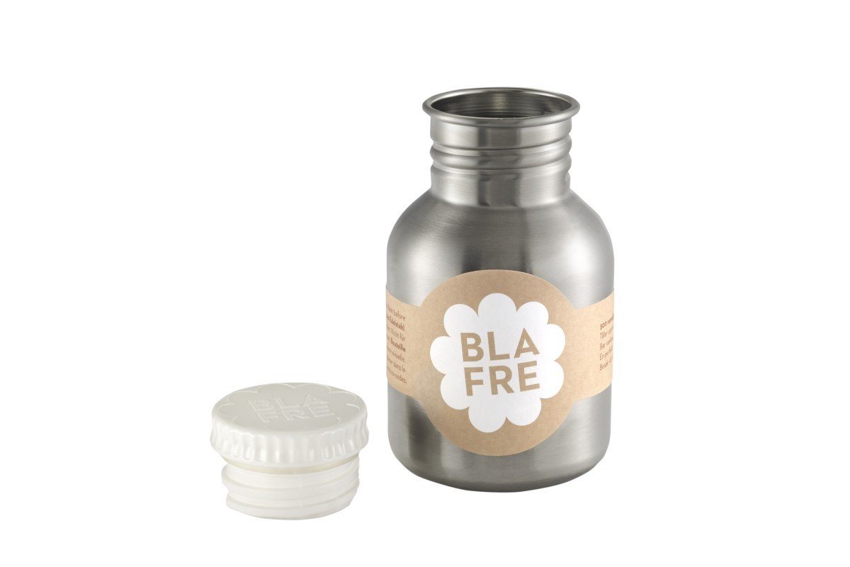 Garrafa aço inoxidável branco 300 ml Blafre meal Blafre