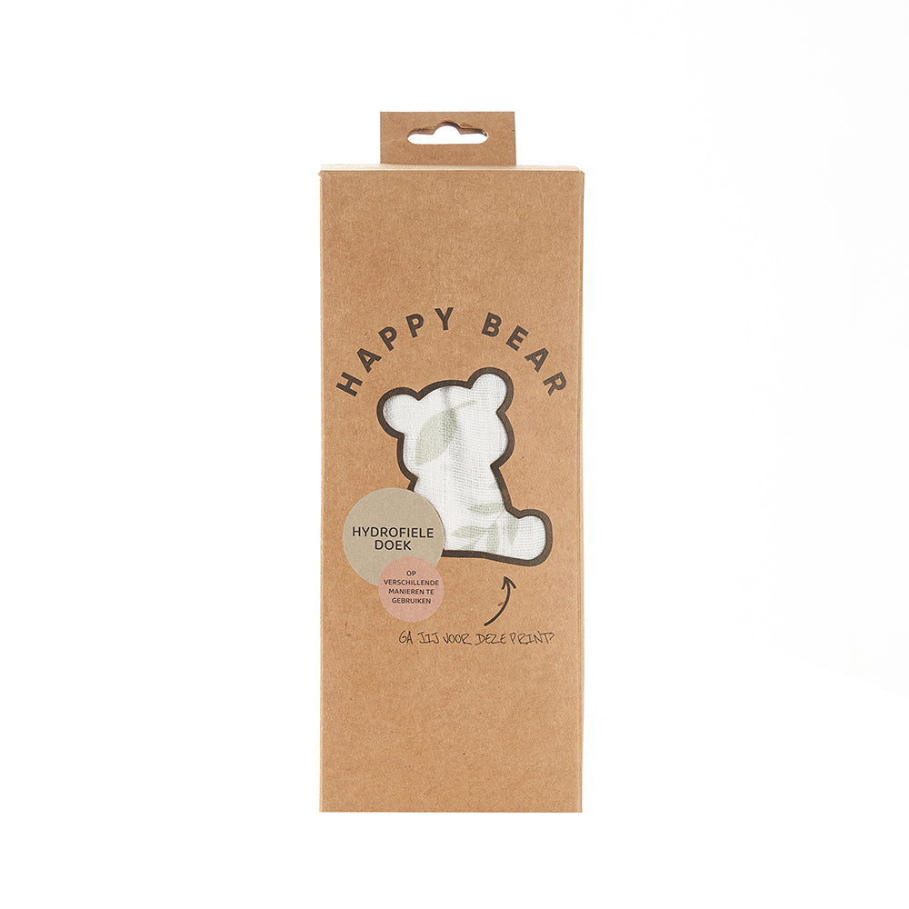 Musselina 120 cm botanical Happy Bear