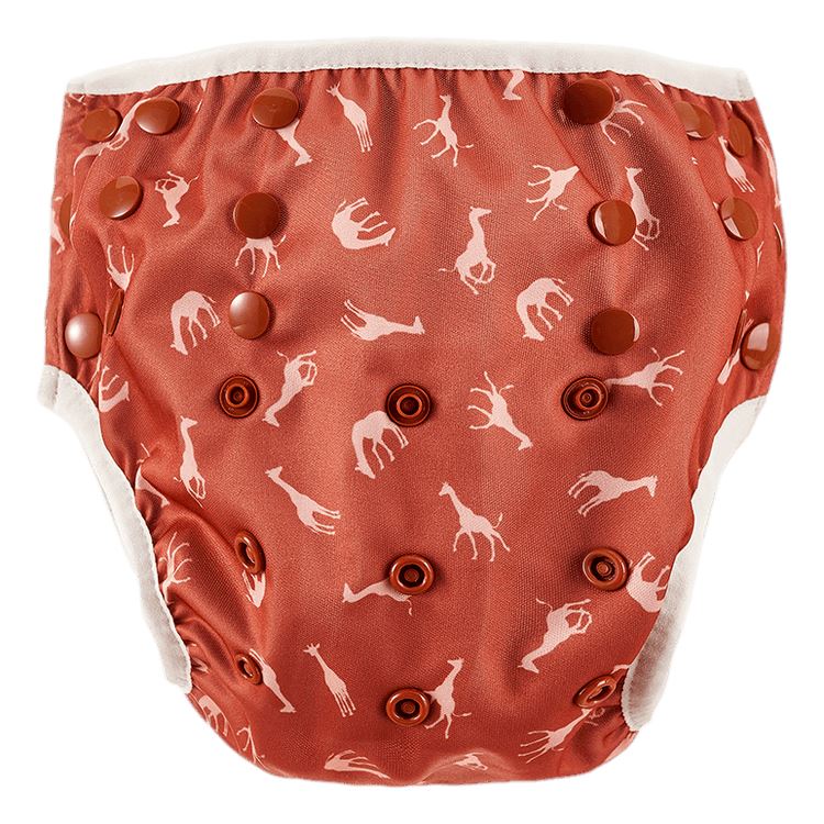 Fralda de natação reutilizável savanna Happy Bear