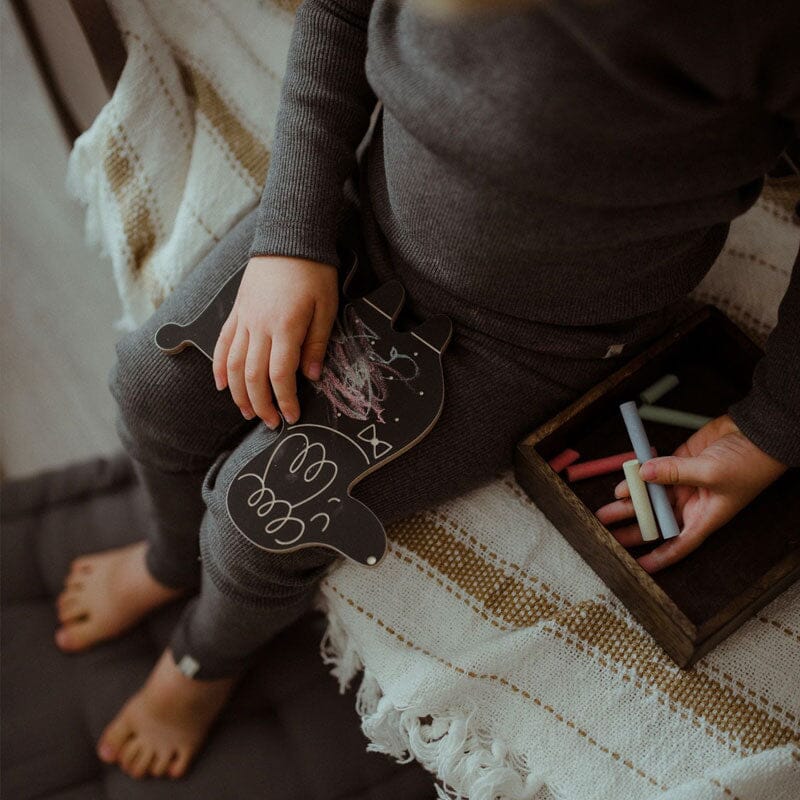 Tábua de ardósia - o poodle Toys Milin