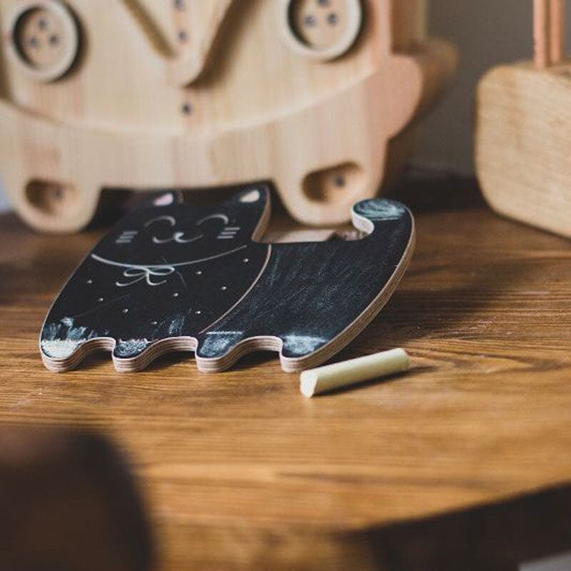 Tábua de ardósia - o gato Toys Milin