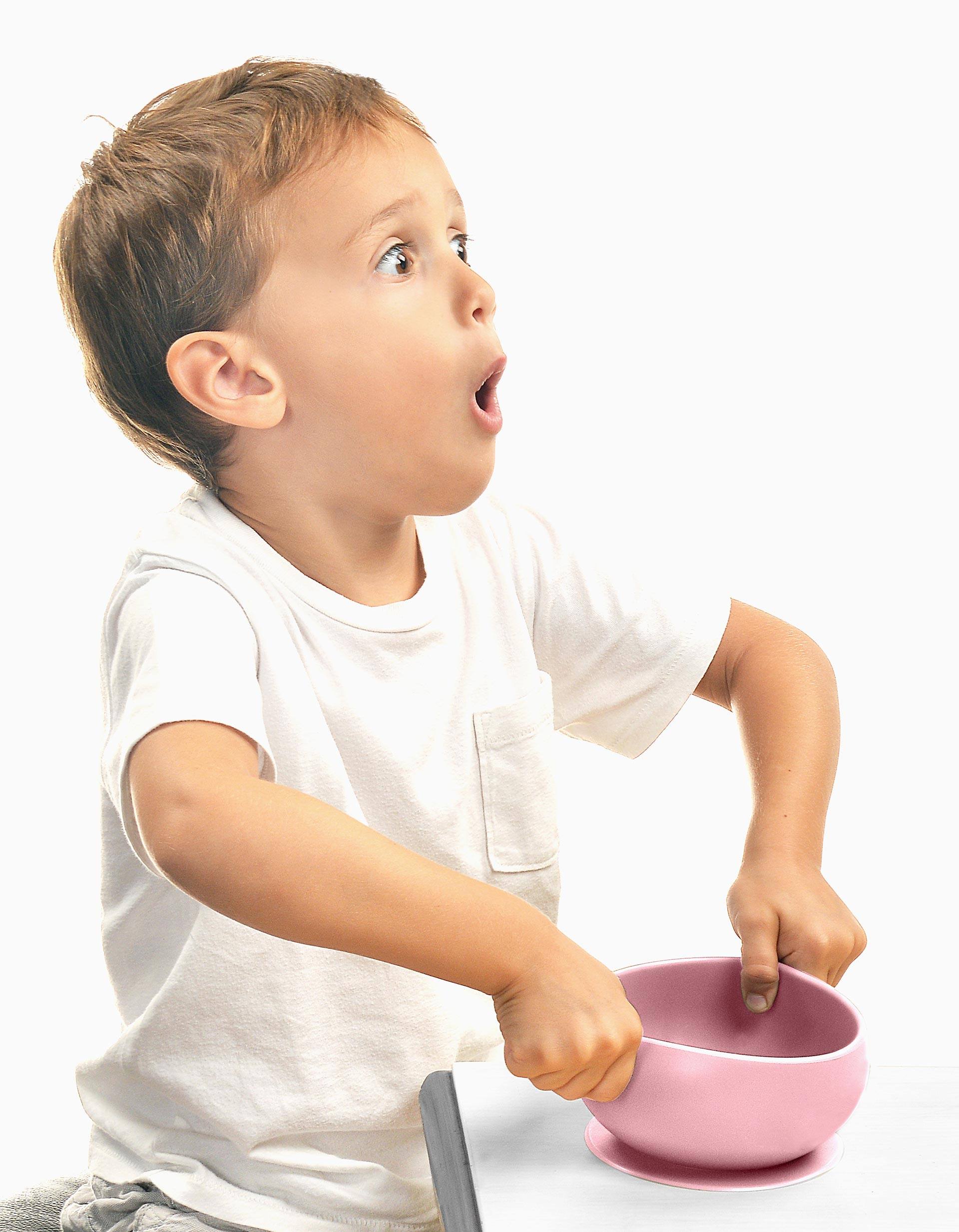 Suction bowl pink Minikoioi Dinnerware minikoioi