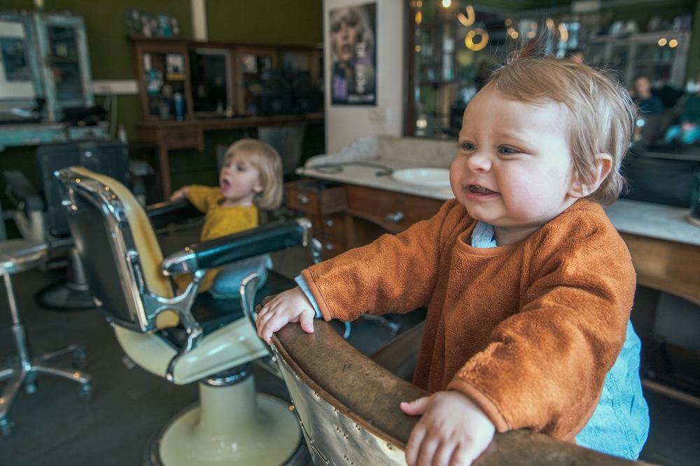 Babete de bambu com mangas whisper green Bib Timboo