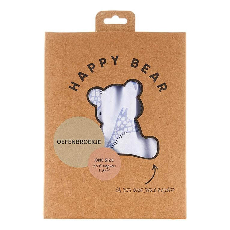 Cuecas de aprendizagem blue giraffe Underwear Happy Bear