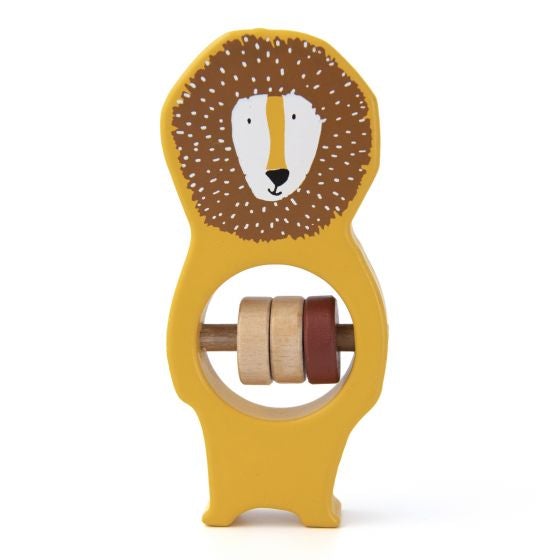 Wooden rattle Mr Lion Trixie Toys Trixie