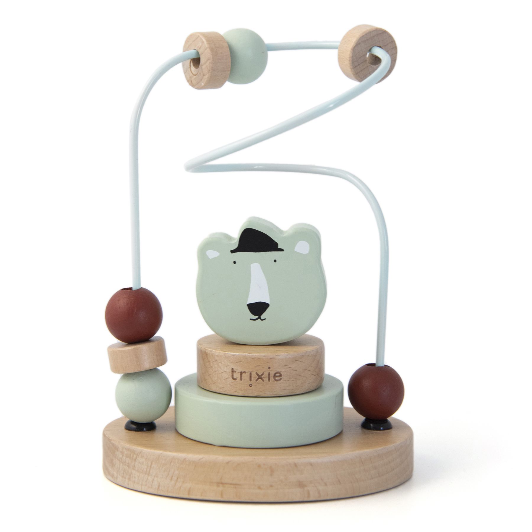 Wooden beads maze Mr Polar bear Trixie Toys Trixie