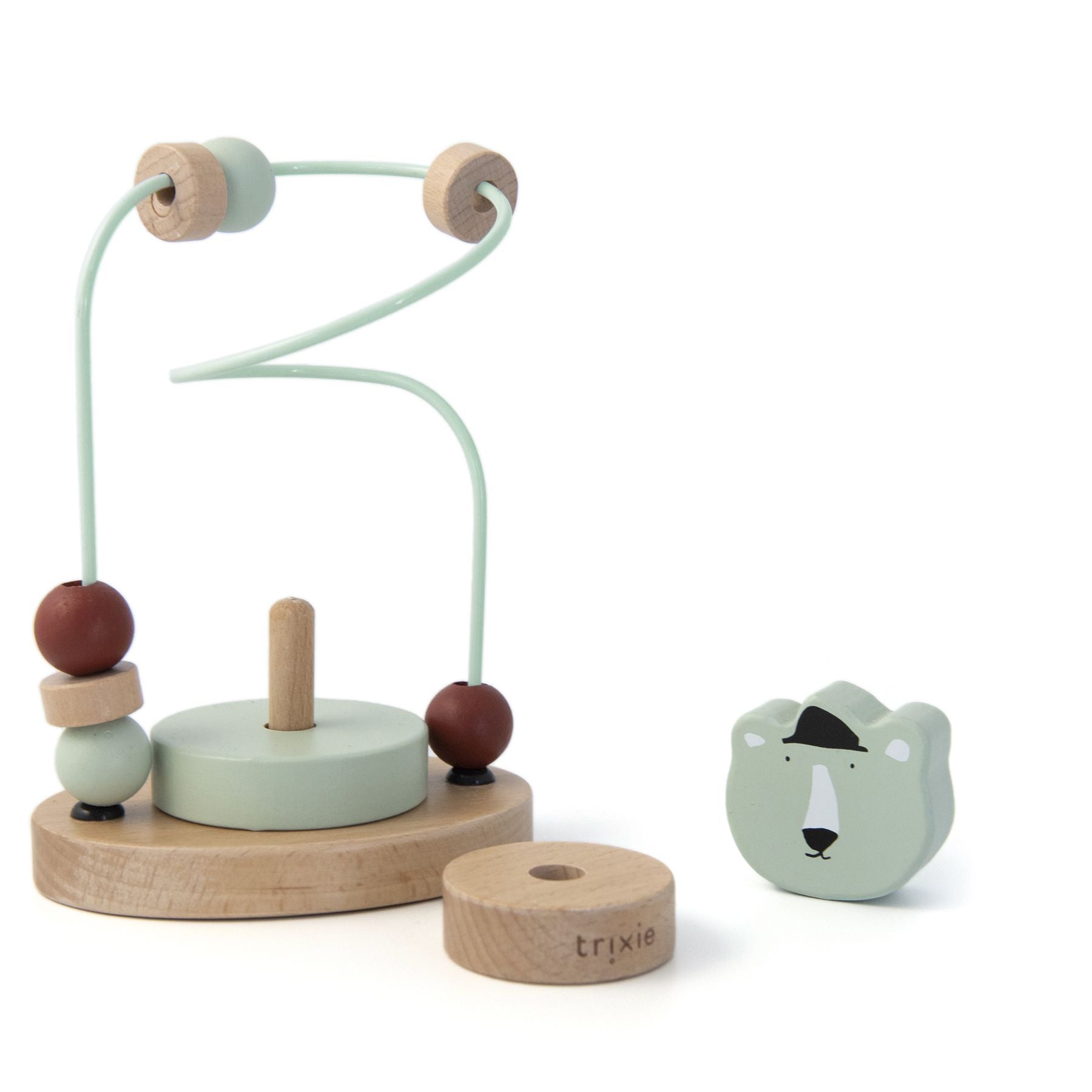 Wooden beads maze Mr Polar bear Trixie Toys Trixie