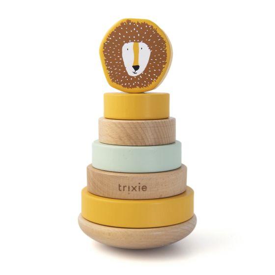 Wooden stacking toy Mr Lion Trixie Toys Trixie