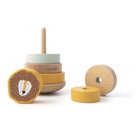 Wooden stacking toy Mr Lion Trixie Toys Trixie