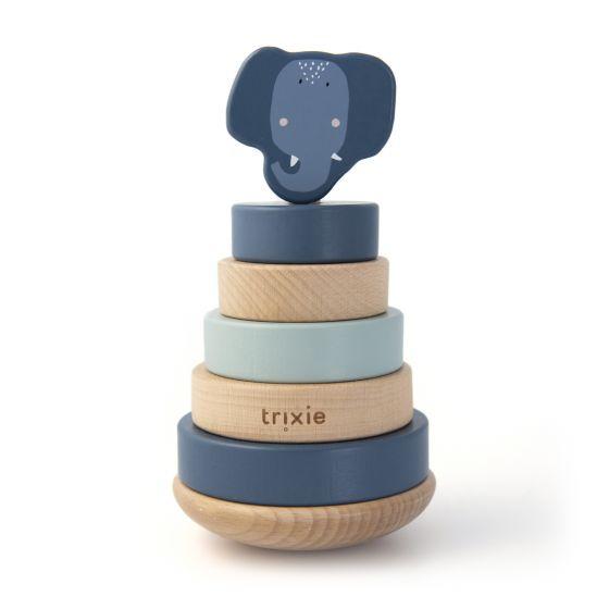 Wooden stacking toy Mrs Elephant Trixie Toys Trixie