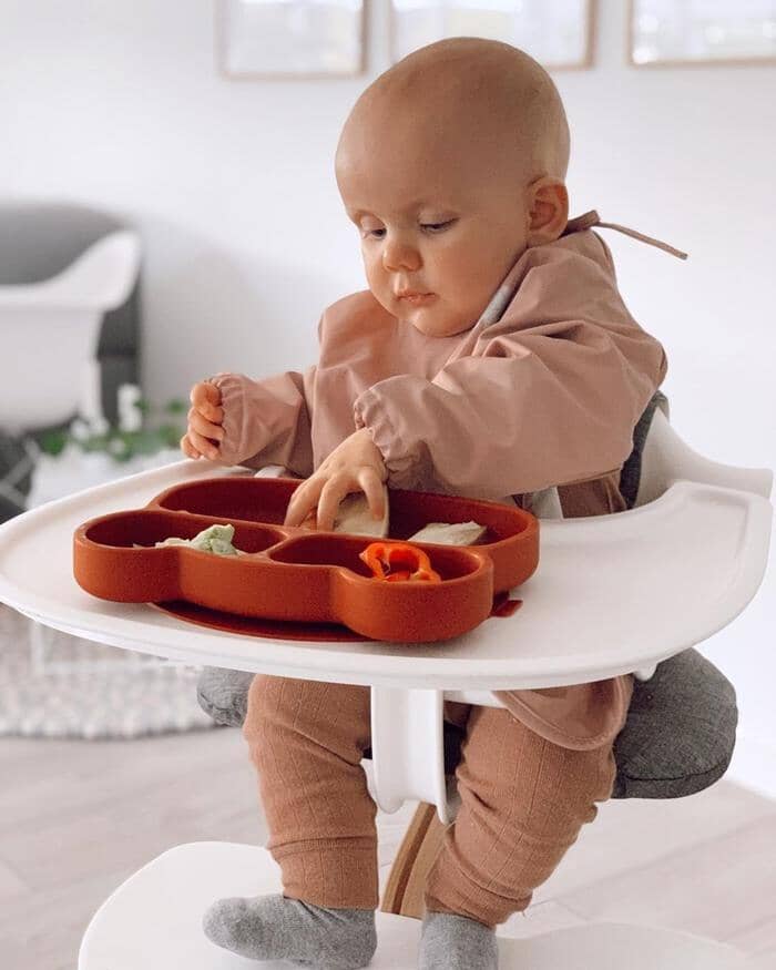 Cat stickie plate - black dinnerware we might be tiny