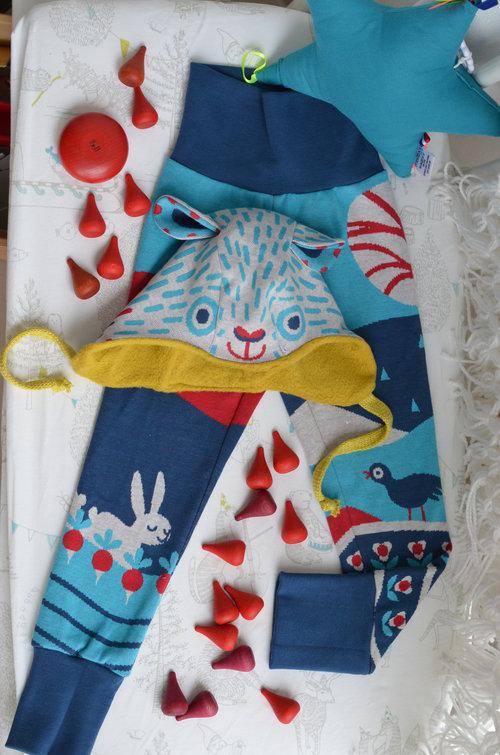 Rabbit love leggings Merle Bottoms Merle